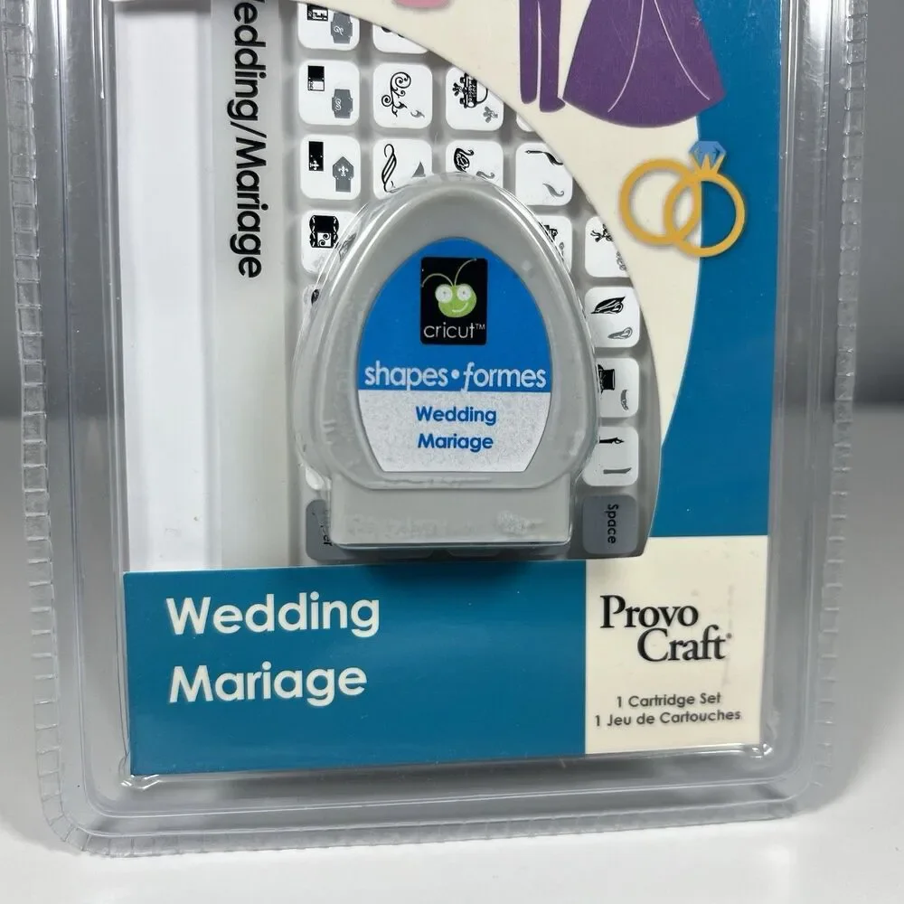 Cricut Solutions Cartridge Wedding Marriage Brand New And Sealed!